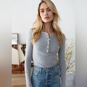MAREA Gray Long Sleeve Top